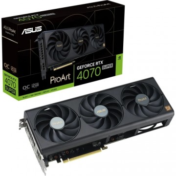 ASUS ProArt GeForce RTX 4070 SUPER OC Grafikkarte - 12GB GDDR6X