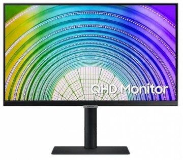 LCD Monitorius|SAMSUNG|S24A600U|24"|Panel IPS|2560x1440|16:9|75Hz|5 ms|Swivel|Pivot|Height adjustable|Tilt|Colour Juodas|LS24A600UCUXEN