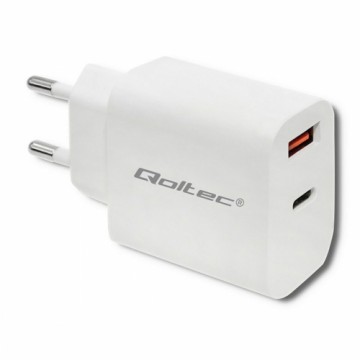 Сетевое зарядное устройство Qoltec 51714 Белый 18 W