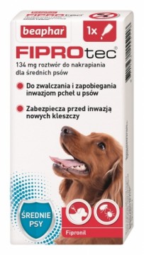 BEAPHAR Drops against fleas and ticks for dogs M - 1 x 134 mg