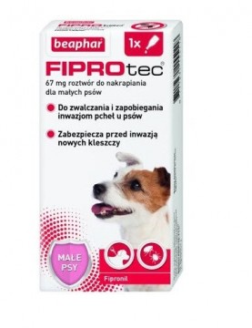 BEAPHAR Drops against fleas and ticks for dogs S - 1 x 67 mg