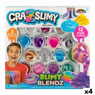 Ремесленный комплект Cra-Z-Art Slimy Blendz Slime (4 штук)
