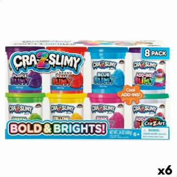 Veidošanas Spēles Cra-Z-Art Bold&Brights Slime (6 gb.)