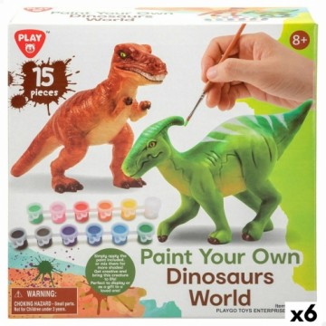 Veidošanas Spēles PlayGo 15 Daudzums Dinozauri (6 gb.)