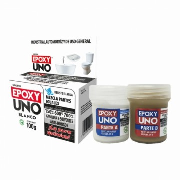 Two component epoxy adhesive Fusion Epoxy Black Label Unob98 Universāls Balts 100 g