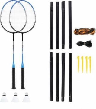 Nils Extreme NILS NRZ012 STEEL badminton set 2 rackets + 3 shuttlecocks + 195x22cm net + case