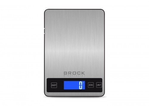 Brock Electronics Liela izmēra digitālie virtuves svari ar LED displeju image 1