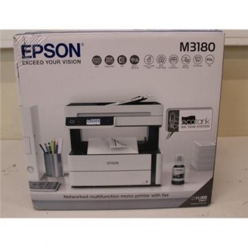 Epson Multifunctional printer | EcoTank M3180 | Inkjet | Mono | All-in-one | A4 | Wi-Fi | Grey | DAMAGED PACKAGING