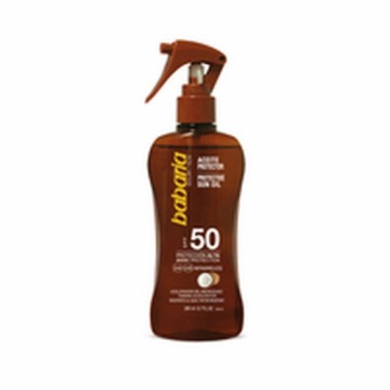 Aizsargājoša Eļļa Babaria F-50 200 ml Kokosrieksts Spray