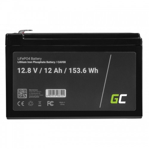 Green Cell CAV08 UPS battery Lithium Iron Phosphate (LiFePO4) 12.8 V 12 Ah image 1