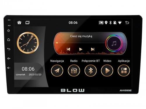 Radio BLOW AVH-9992 2DIN 9" Android/WiFi/GPS/CARPLAY image 1