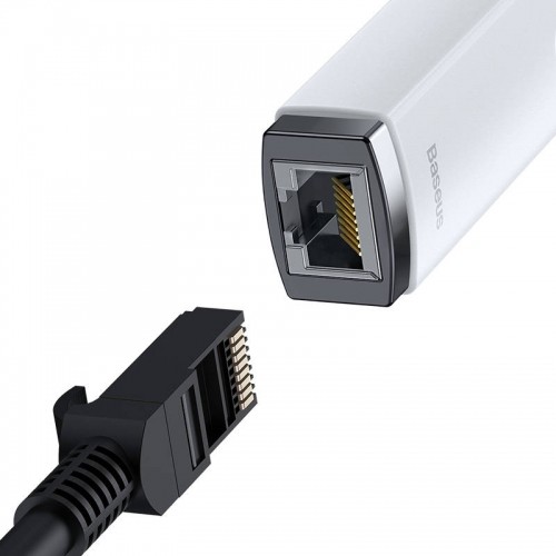 OEM Baseus Lite Series USB to RJ45 network adapter (white) image 4