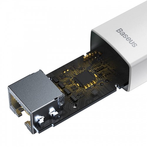 OEM Baseus Lite Series USB to RJ45 network adapter (white) image 5