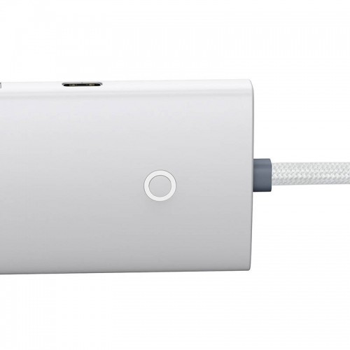 OEM Baseus Lite Series Hub 4in1 USB-C to 4x USB 3.0 + USB-C, 1m (White) image 3