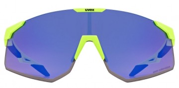 Brilles Uvex pace perform CV yellow matt / mirror blue