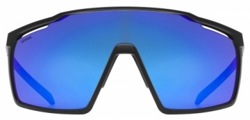 Brilles Uvex mtn perform black-blue matt / mirror blue
