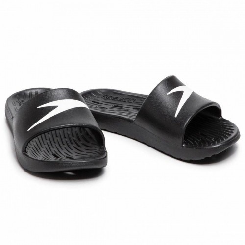 Pludmales sandales sievietēm Speedo  Slide Melns image 5