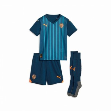 Bērnu Īspiedurkņu Futbola Krekls Puma Valencia C.F Away Zils 1-2 gadi