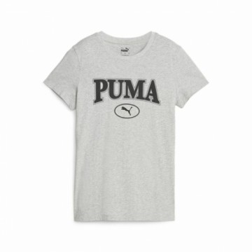 Krekls ar Īsām Piedurknēm Puma Squad Graphicc Tlight Gaiši pelēks (XS)