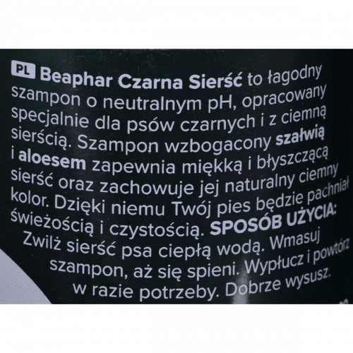 Šampūns mājdzīvniekiem Beaphar Black coat 250 ml image 2