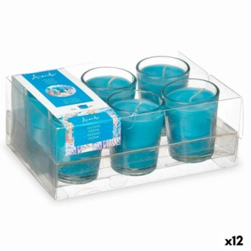 Acorde Aromatizētās sveces Komplekts 16 x 6,5 x 11 cm (12 gb.) Stikls Okeāns