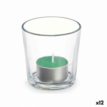 Acorde Aromātiska svece 7 x 7 x 7 cm (12 gb.) Stikls Bambuss