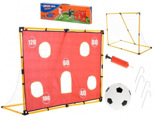 Kik- Futbola vārti ar treniņu paklājiņu KX6182 image 1