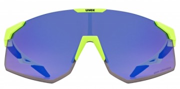 Brilles Uvex pace perform S CV yellow matt / mirror blue
