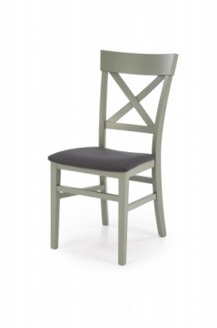 Halmar TUTTI 2 chair, grey/green cloth: Inari 95