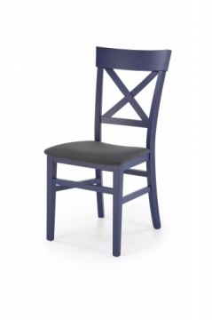 Halmar TUTTI 2 chair, dark blue cloth: Inari 95
