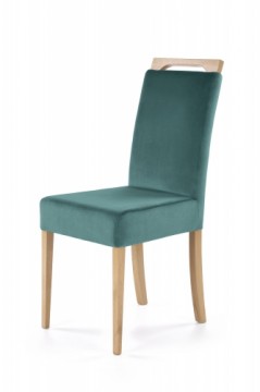 Halmar CLARION chair, color: honey oak / MONOLITH 37