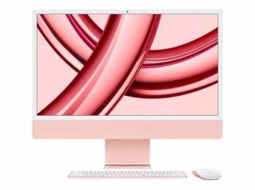 Apple  
         
       iMac 24” 4.5K Retina,   M3 8C CPU, 8C GPU/8GB/256GB SSD/Pink/SWE