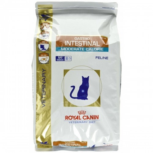 Kaķu barība Royal Canin Gastro Intestinal Moderate Calorie Pieaugušais Putni 4 Kg image 1
