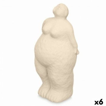 Gift Decor Декоративная фигура Бежевый Dolomite 14 x 34 x 12 cm (6 штук) Женщина постоянный