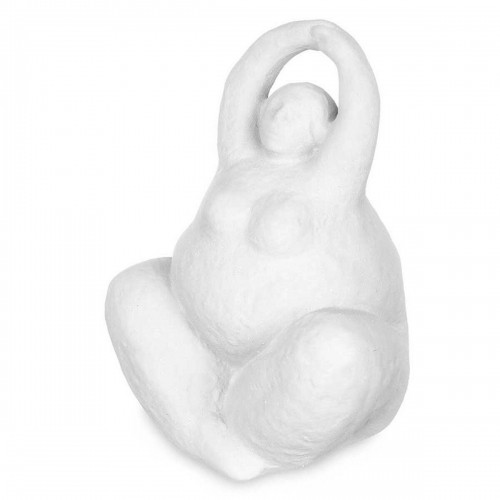 Gift Decor Декоративная фигура Белый Dolomite 14 x 18 x 11 cm (6 штук) Женщина Yoga image 2