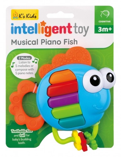 K´s Kids KSKIDS Muzikālā rotaļlieta - Klavieres Zivtiņa image 1