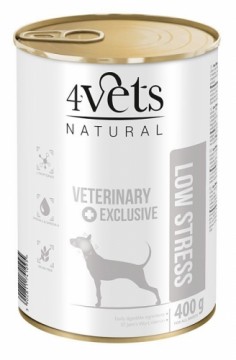 4VETS Natural Low Stress Dog  - wet dog food - 400 g