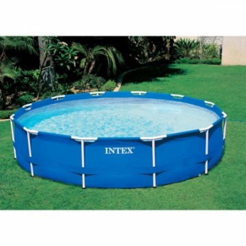 Intex Frame Pool Set Rondo, Ø 366cm x 76cm, Schwimmbad