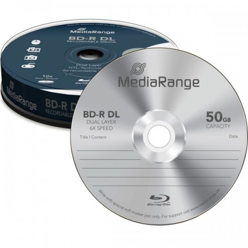 Mediarange BD-R 50 GB, Blu-ray-Rohlinge image 1