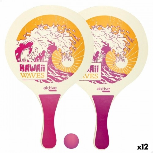 Pludmales Tīkls ar Bumbu Aktive Hawai Koks 23,5 x 38 x 0,8 cm (12 gb.) image 1