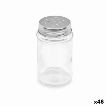 Vivalto Sāls un Piparu Trauciņu Komplekts Caurspīdīgs Stikls 5 x 8,5 x 5 cm (48 gb.) Apaļš