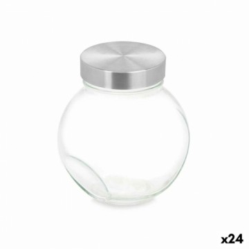 Vivalto Biskvīta burka Caurspīdīgs Stikls 700 ml (24 gb.) Ar vāku Reguliuojamas