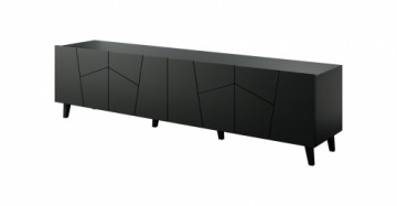 Cama Meble RTV cabinet ETNA 200x42x52 matte black
