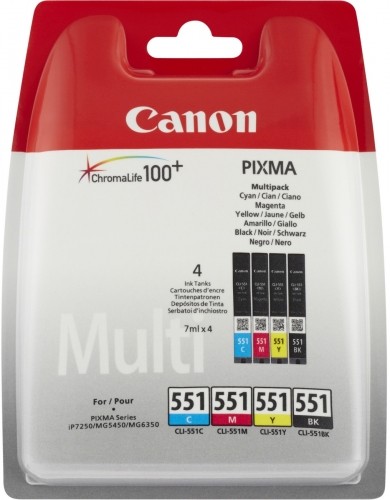 Canon ink CLI-551 Value pack image 2
