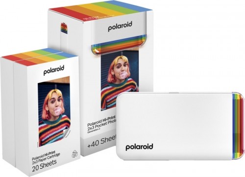 Polaroid printer Hi-Print Gen2 E-box, white image 1