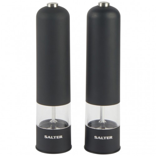 Salter 7524 BKXRUP1 Matt Black Electronic Mill set image 1