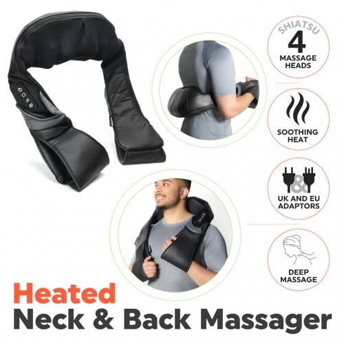 Salter EE6934BLKSTKEU7 Heated Neck & Back Massager image 2