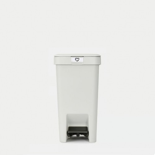BRABANTIA atkritumu tvertne StepUp ar pedāli, 10l, Light Grey - 800245 image 1