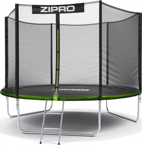 Roger Zipro Jump Pro Batuts ar Drošības Tīklu un Kāpnēm 10 FT / 312 cm image 1