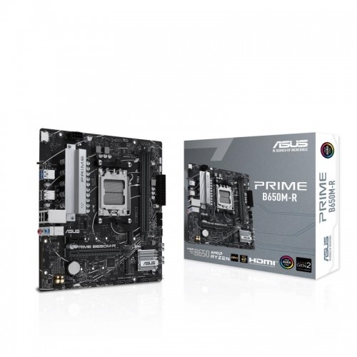Mainboard|ASUS|AMD B650|SAM5|Micro-ATX|Memory DDR5|Memory slots 2|1xPCI-Express 4.0 1x|2xPCI-Express 4.0 16x|2xM.2|1xHDMI|4xUSB 2.0|2xUSB 3.2|1xRJ45|3xAudio port|PRIMEB650M-R image 1